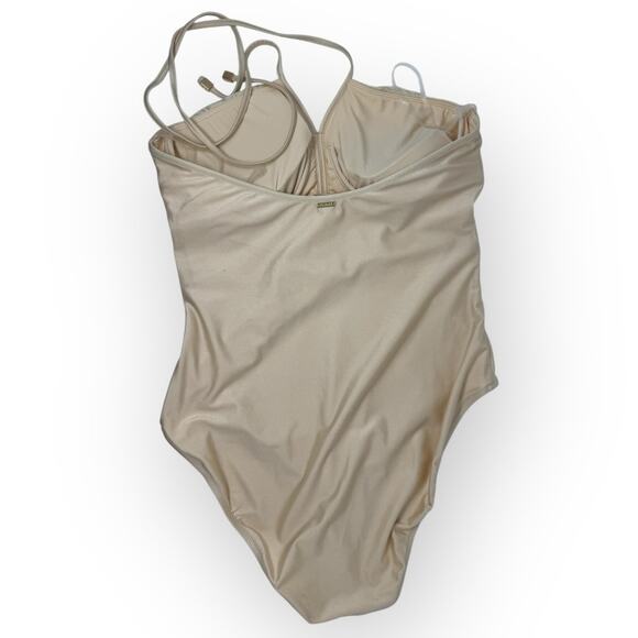 L'Agence Leila Belted Halter One-Piece Swimsuit Size XL - Picture 5 of 12